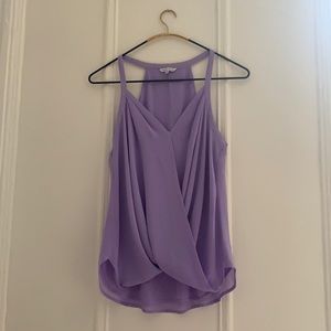 Violet Flowy Tank
